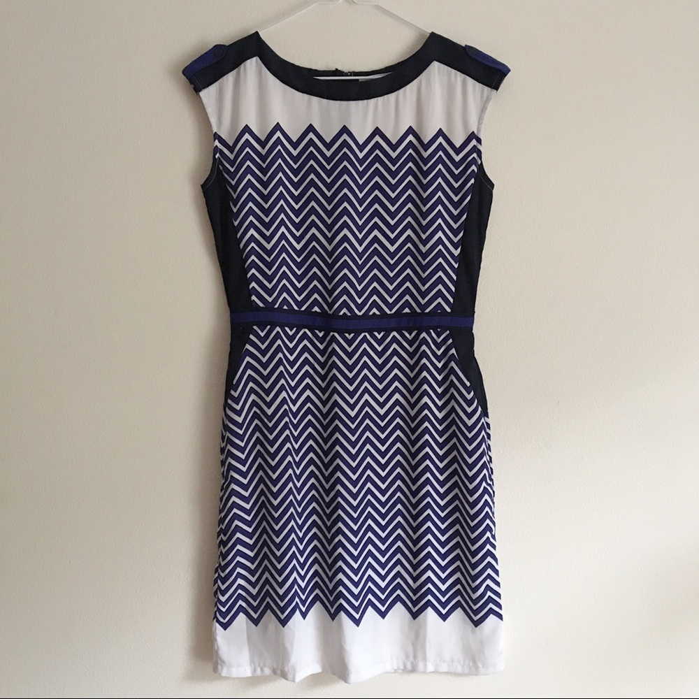 Chevron Midi Dress